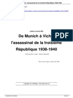 De Munich A Vichy L Assassinat de La Troisieme Republique 1938 1940 A2428