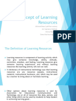 Concept of Learning Resources