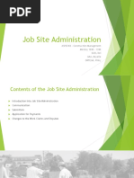 Job Site Administration