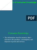 Importance of Consumer Knowledge