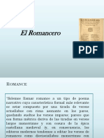 Síntesis Clases Romancero Viejo