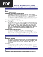 Glossary Traffic Engineering