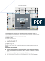 relay Protection: Functions of Current Differential and Overcurrent Time Protection