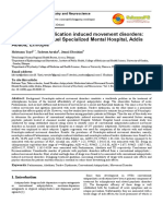 Antipsychotic Medication Induced Movement Disorders: The Case of Amanuel Specialized Mental Hospital, Addis Ababa, Ethiopia