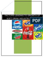 Factors Leading To Growth of Soft Drink Industry in India