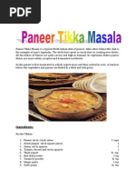 Paneer Tikka Masala