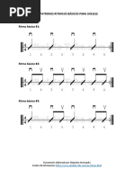 19 Patrones Ritmicos Basicos para Ukelele