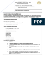 Unidad Didactica de Ciencias Primer Trimestre PDF