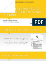 Sindrome de Obstrucción Bronquial (Sob) en La Niña Y El Niño