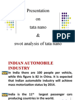 Swot Analysis On Tata Nano