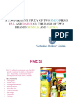 A Comparative Study of Two FMCG Firms Hul