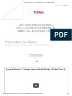 Aprende Ritmo Musical Con +14 Ejemplos (Tresillo, Puntillo, Staccato y Más)