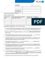 Transaction Dispute Form 2017