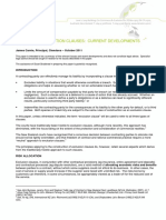 Exclusion & Limitation Clauses: Current Developments: James Carnie, Principal, Clendons - October 2011