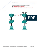 6.2.2.5 Lab - Configuring IPv4 Static and Default Routes - ILM