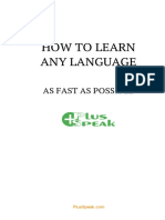 HowToLearnAnyLanguage PlusSpeak