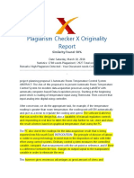 Plagiarism Checker X Originality: Similarity Found: 58%