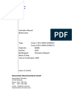 NMF DK II 45 T - Crane Manual