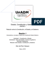 Sesión 1: Estado, Constitución y Gobierno