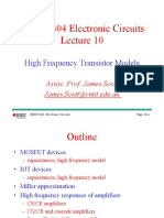 10 High Frequency Transistor Models