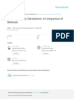 Cable Ampacity Calculations A Comparison of Methods