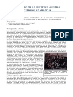 Tema 16 Octavo La Revolución de Las Trece Colonias Británicas en América