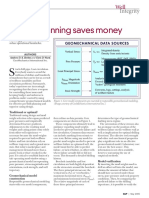 Pre-Drill Planning Saves Money: Integrity