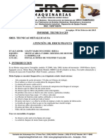 Informe Tecnico # 219, Motor 6M60-T, Mitsubishi