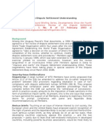 Arbitration: TITLE: Review of The Dispute Settlement Understanding Reference