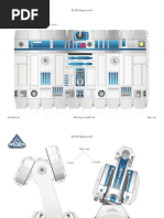 r2 d2 Papercraft Star Wars Star Tours Printable 0213 PDF