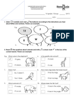 Unit 3 - 1st Grade Exam PRONI