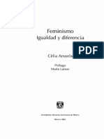 Celia Amoros - Feminismo. Igualdad y Diferencia PDF