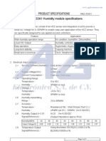 Product Specifications HMZ-433A1 Humidity Module Specifications