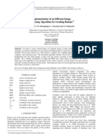 Implementation of An Efficient Image Processing Algorithm For Grading Raisins