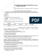 Aulas 1 Prova de Periodontia I