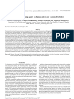 Ts-1 Effect of Anti Browning Agents On Banana Slices and Vacuum-Fried Slices