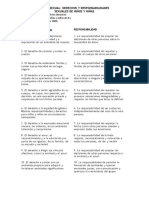 Derechos y Responsabilidades