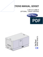 Instructions Manual, Genset: G-20T-15 / G-20M-15 (Optional: Canopy Version)