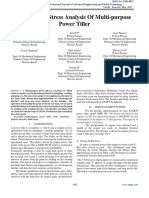 Design and Stress Analysis of Multi-Purpose Power Tiller: B Tech Pursuer Abin Thomas