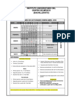 Calendarios Oficiales 2018 2018-2