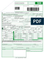 Declaracion de Importacion