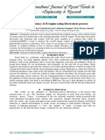 Increasing Efficiency of Ic Engine by Electrolysis Process