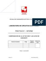 Informe Práctica 1 Ley de Ohm y Leyes de Kirchhoff