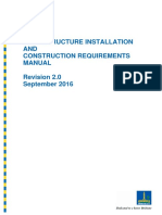 Infrastructure Installation and Construction Requirements Manual