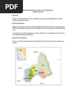 Informe Porcentual de Usos y Actividades Distrito de Oyón PDF