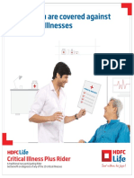 HDFC Life Critical Illness Plus Rider Brochure