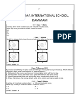 Al Khozama International School, Dammam: 15/11 Class 7 - Maths