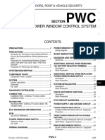 Power Window Control System: Section