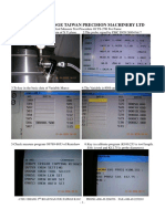 The Tool Measure Test of Fanuc VMC