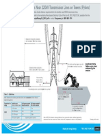 Minimum Approach Distances 220kV Lines On Towers